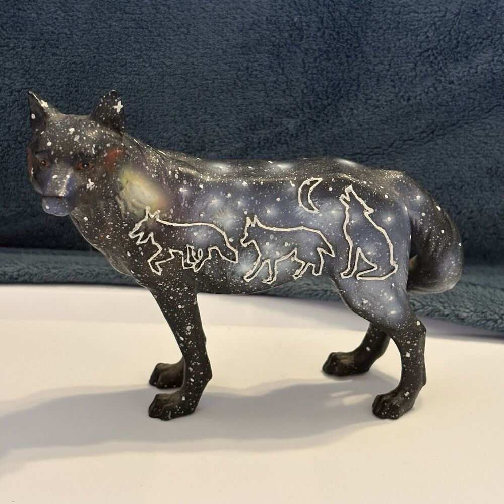 Westland Call of the Wolf Figurine Mother Earth Retired #14160 2012 Starry Night